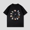2026 Summer Versatile Cute Cat Daily Life Printed Short Sleeve TShirt Unisex Kawaii Kitten Graphic Casual Streetwear Y2K Tops