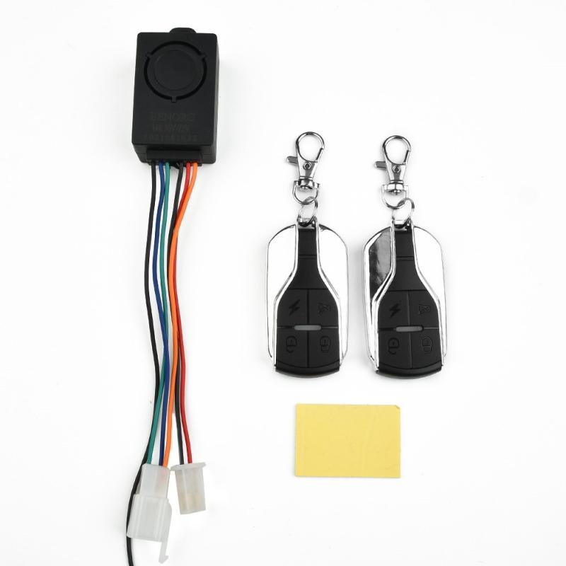 

Ebike Smart Alarm Водонепроникний Пилонепроникний Пульт дистанційного керування Протиугінний замок Аксесуари для електричних велосипедів 36-72V