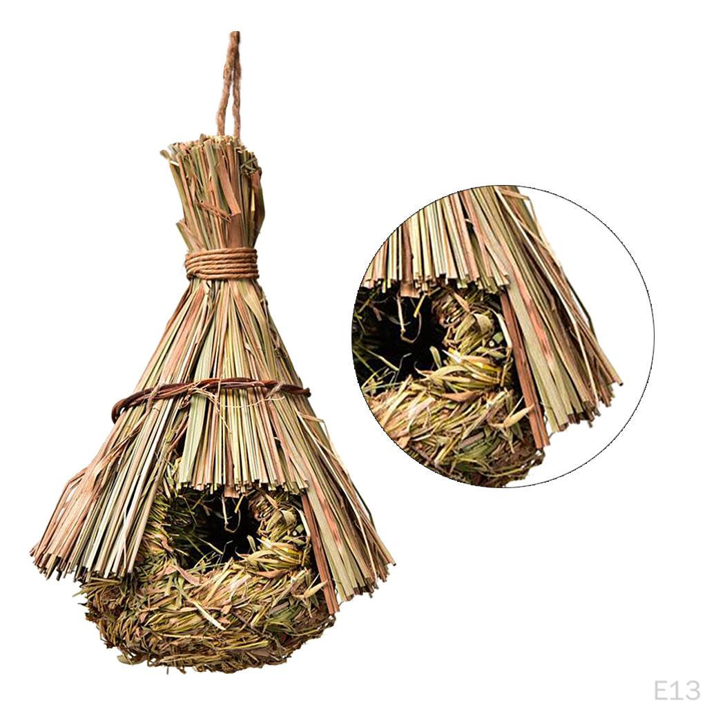 Sparrow Hut Cage Hand Woven Nest Hanging As Decoration