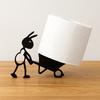 Ant Shape Paper Towel Holder Funny Creative Animal Paper Towel Holder  For Kitchen Bathroom Space-Saving Decorative