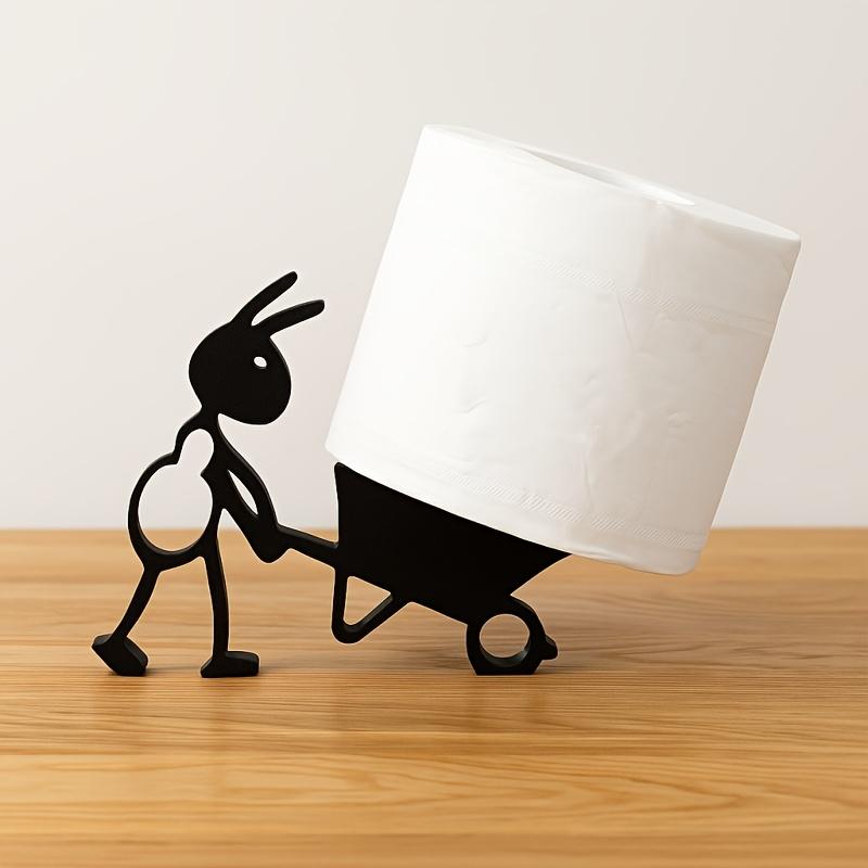 Ant Shape Paper Towel Holder Funny Creative Animal Paper Towel Holder  For Kitchen Bathroom Space-Saving Decorative