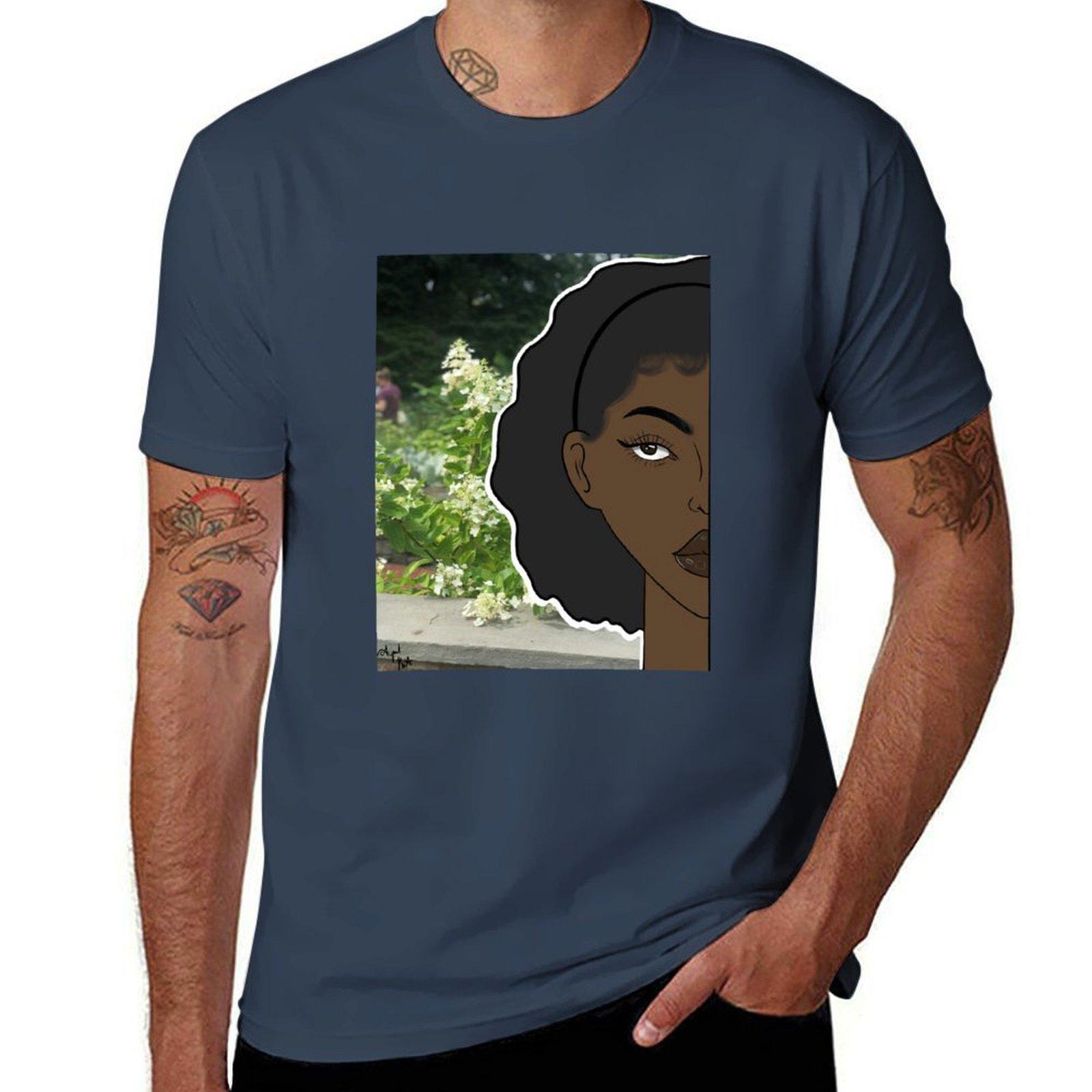 Girl In The Garden Tshirt Breathable Lightweight Summer Top S