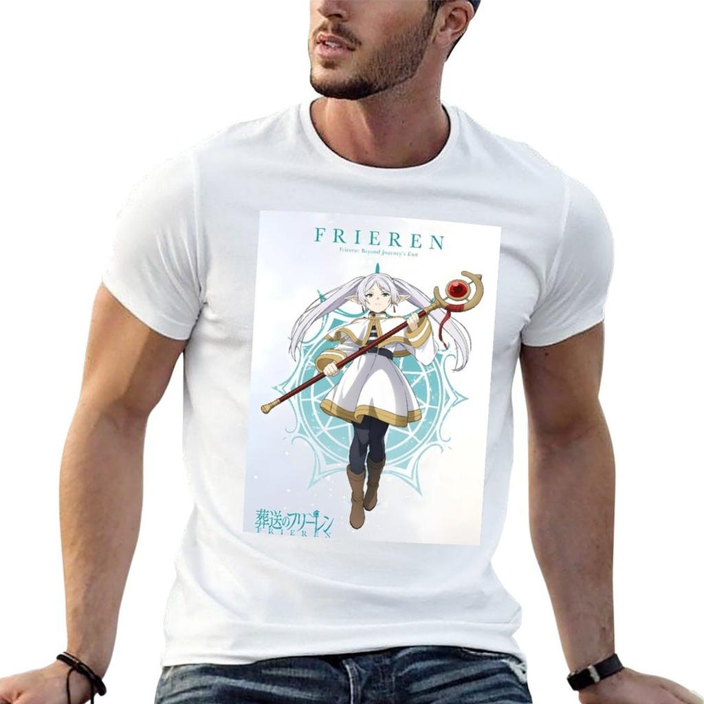 Frieren TShirt Casual Lightweight Short Sleeve Top