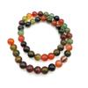 Colorful Chalcedony & Jade Round Beads for DIY Jewelry
