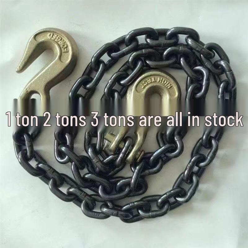 National Standard Manganese Steel Double Lifting Chain Sling Hook for Stones