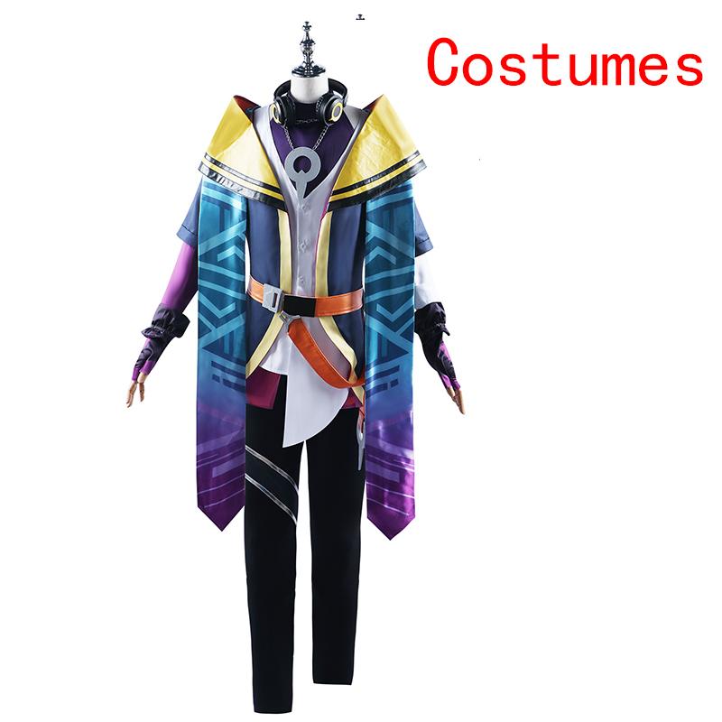 

Ysir Лига Легенд Сердце Стали Мужская Команда LQL Афелий Косплей S синий