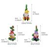 Set of 3 Miniature Figurine Climbing Gnome Resin Sculpture Figurine for Patio Lawn Garden Yard