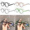 1Pc Portable Round Frame Anti-UV Blue Rays Reading Glasses Women Men Presbyopia Eyeglasses Eyeglasses Vision Care +1.0~+4.0