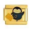 Gold Cartoon Character Titanium Steel Elastic Bracelet