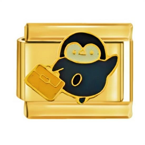 Gold Cartoon Character Titanium Steel Elastic Bracelet