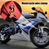 Motorcycle Brake Cable Clamp, Motorcycle Brake Hose Clip - Cable Holder Organizer Motorcycle, Electric