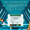 Wireless RF Remote DC12V 24V 220V 4 Annel L 433Mhz Remote Control for Garage Door  Transmitter & Receiver