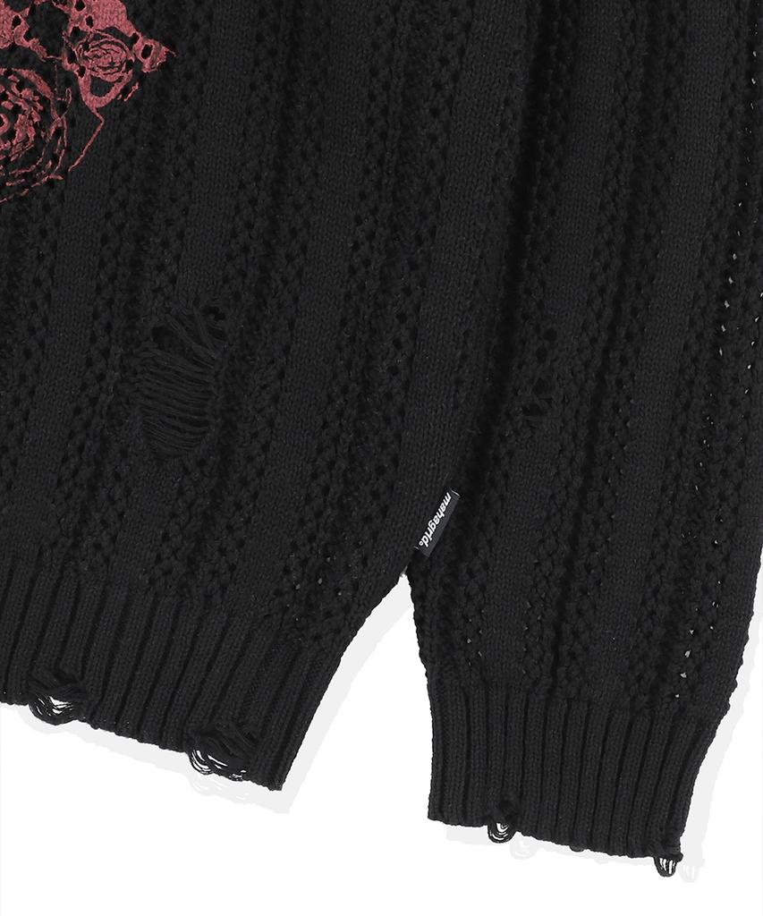 MAHAGRID Blessed Mesh Knit Black(Mg2Esmk601A)