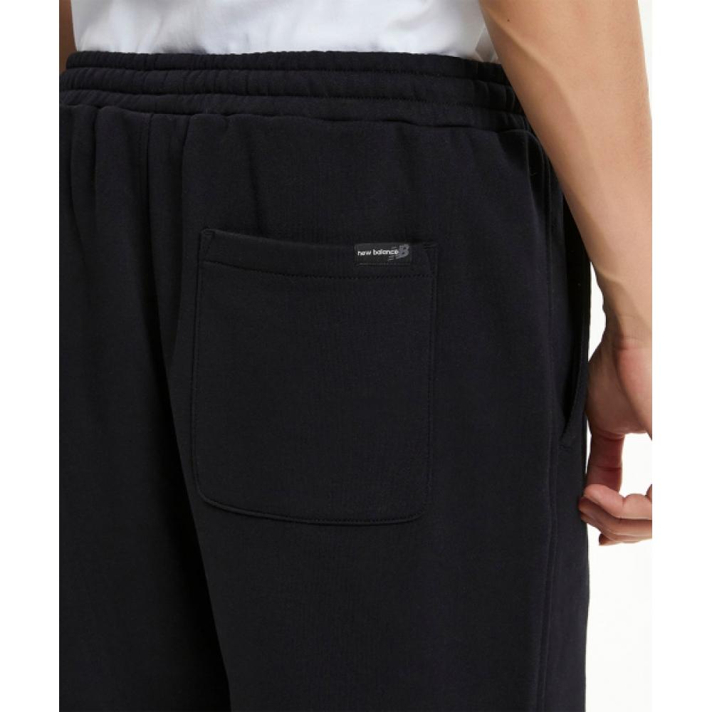 New Balance Nbmle41043 Uni Ess Classic Brushed Wide Pants  Black 