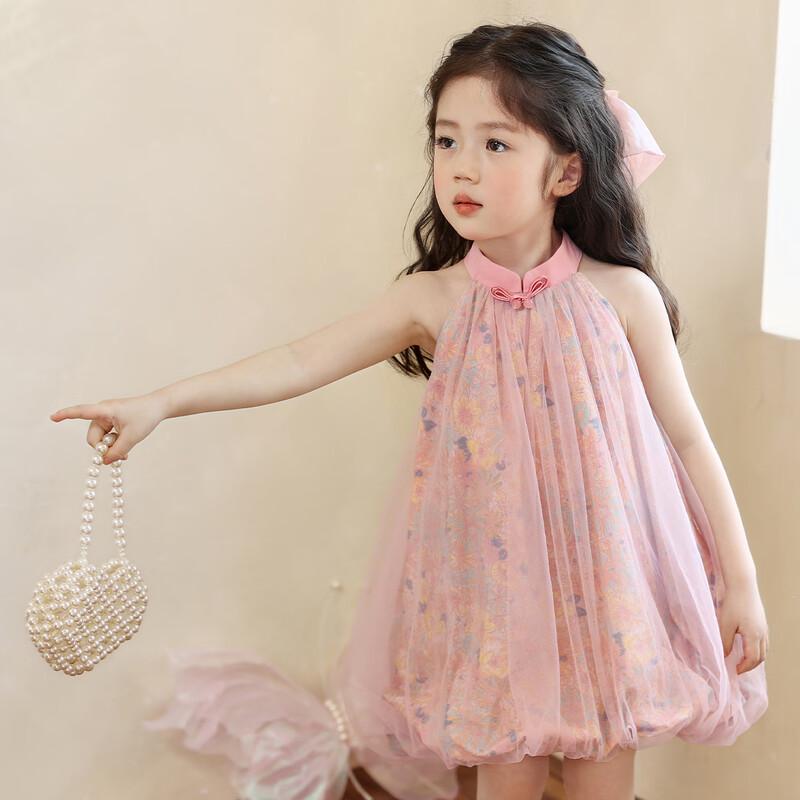 LUSON Little O Baby Girls' New Chinese Style Qipao Dress 2025