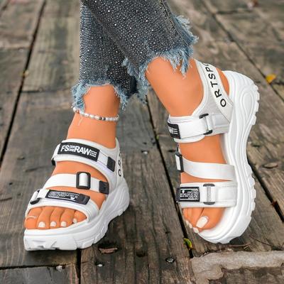 Plus-size Women's Sandals Summer Platform Thick-soled Women's Shoes Student Sports Sandals for Women