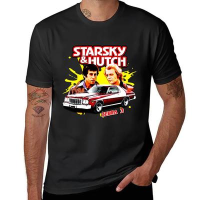 Starsky und Hutch TV-Serie T-Shirt Sommeroberteil Vintage Kleidung für Herren
