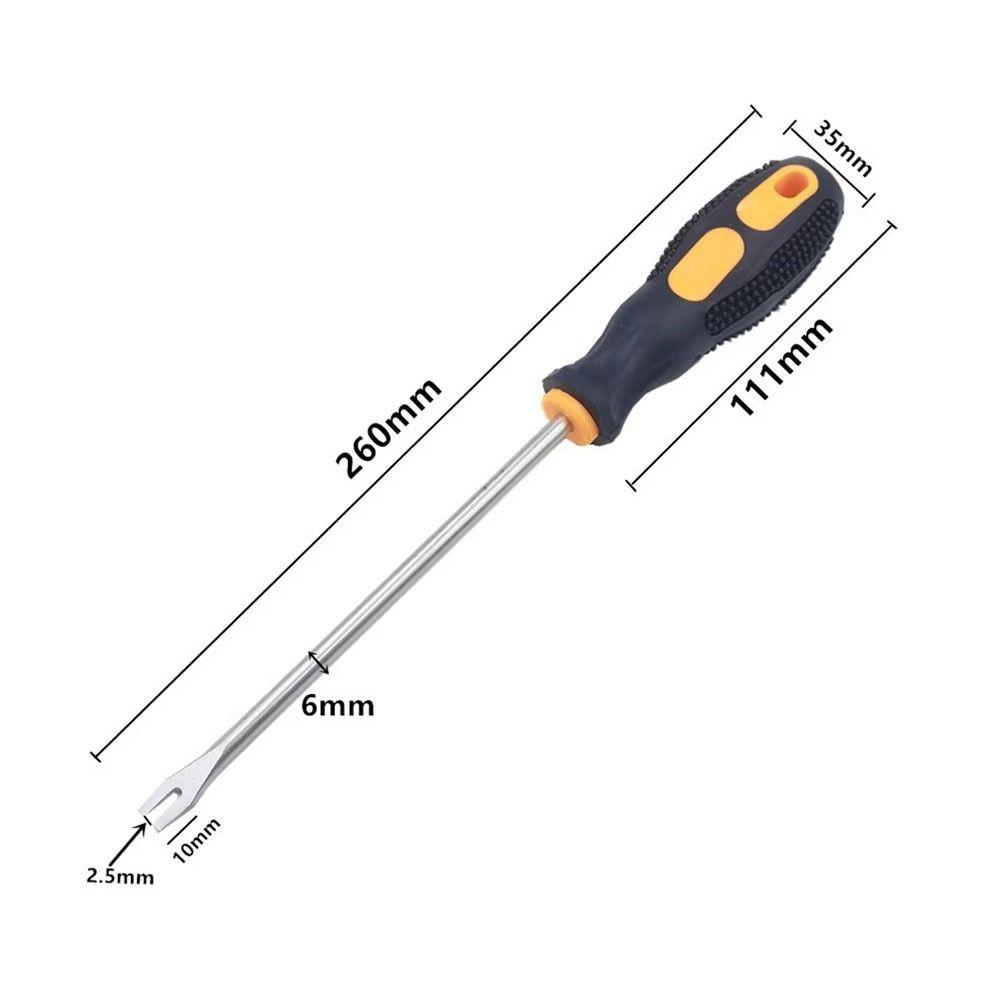 1Pcs New UV Type Nail Puller Screwdrivers 260mm Steel Nail Driver Pry Tool Nail Remover Tool For Home Repair Tools Workshop