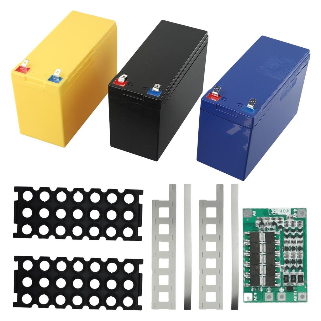 12V 7Ah Empty Box Battery Case Holder ABS PCB Board