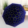 1pc Hexagonal Pattern Automatic Umbrella - 8-Rib Foldable Design, Outdoor Adventures, and Family Celebrations Yy250829025