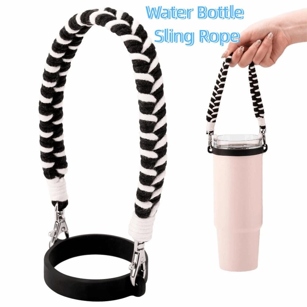 Detachable Water Bottle Lanyard Stretchable Water Bottle Handle Strap  Walking