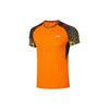 Li Ning Badminton Serie Rundhals Kurzarm T-Shirt Elastische Bundshorts Set Herren Sets Orange AATQ023-4