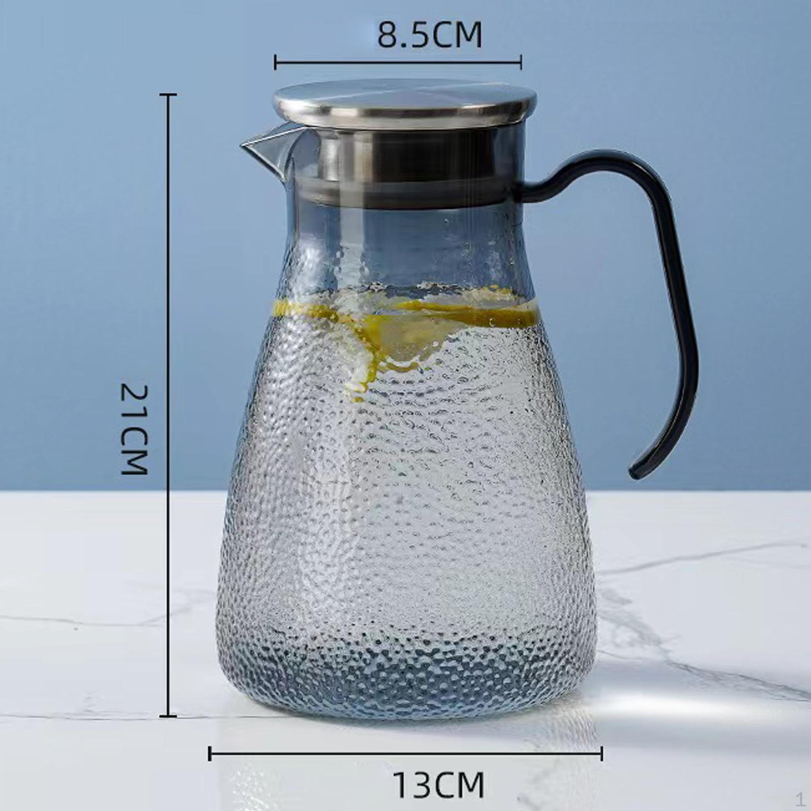 50oz Water Kettle Pitcher with Handle, Beverage Pitcher, Versatile Drink Jug Juice Milk