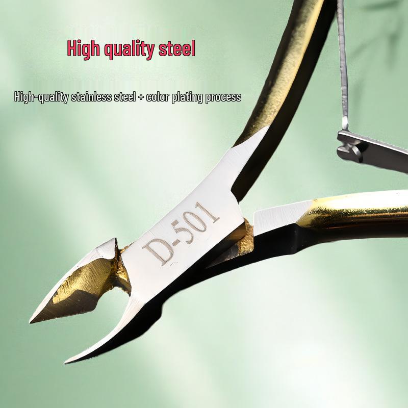 Stainless Steel Cuticle Nipper D501 - Nail & Cuticle Remover Tool for Manicure & Pedicure.