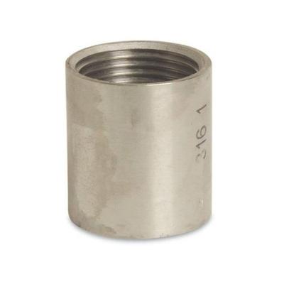 Stainless Steel Coupling - KLASEBO - 3/4 Inch - Stainless Steel 316 (V4A) - Whitworth Internal Thread - 10 Bar, -20°C/+200°C