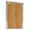 Vidaxl Garden Shed, Wall-Mounted, Brown, 118X194X178 Cm