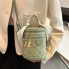 Bag Women's Bag New Autumn and Winter High-end Sense Niche Cylinder Handbag Bucket Bag Versatile and Popular Messenger Bag