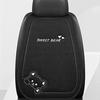 Universal Anti-Slip Breathable Car Seat Protect Cushion Fashion Luxury Car Seat Cushion Linen Cartoon Bear Women'S Cute