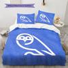 Sheffield Wednesday Football Club Pattern Bedding,Quilt Set Quilt Cover Pillowcase Home Birthday Gift (1 * duvet cover + 2 * pillowcase, without core)