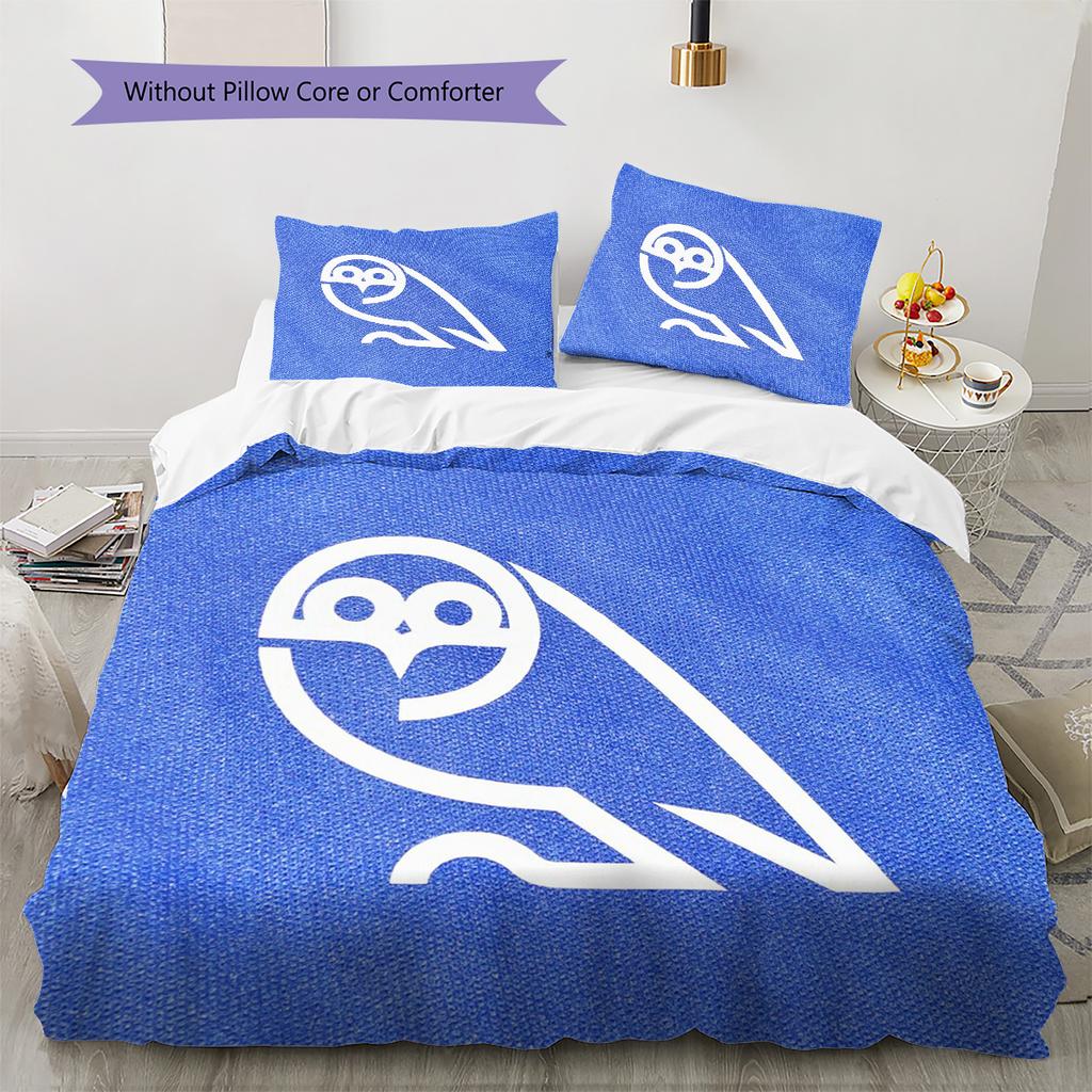 Sheffield Wednesday Football Club Pattern Bedding,Quilt Set Quilt Cover Pillowcase Home Birthday Gift (1 * duvet cover + 2 * pillowcase, without core)