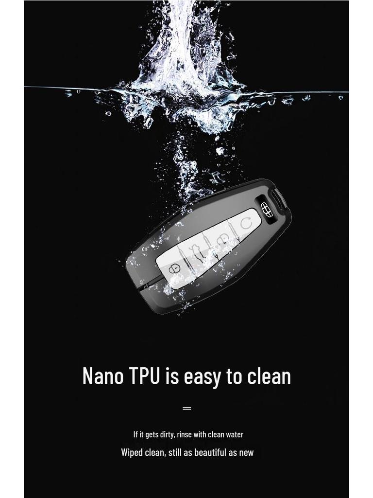 Geely Key Case for Xingrui, Bin Yue, Borui, Binrui GL, Emgrand GS, Vision X6, Xingyue L - Protective Car Key Shell