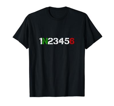 Fahrradschaltung 1N23456 Fahrrad Biker Tour T-Shirt