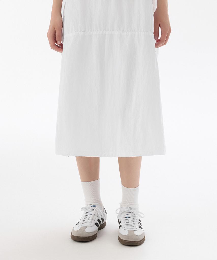 Musinsa Standard Woman Women'S Nylon Parachute Cargo Dress [White]