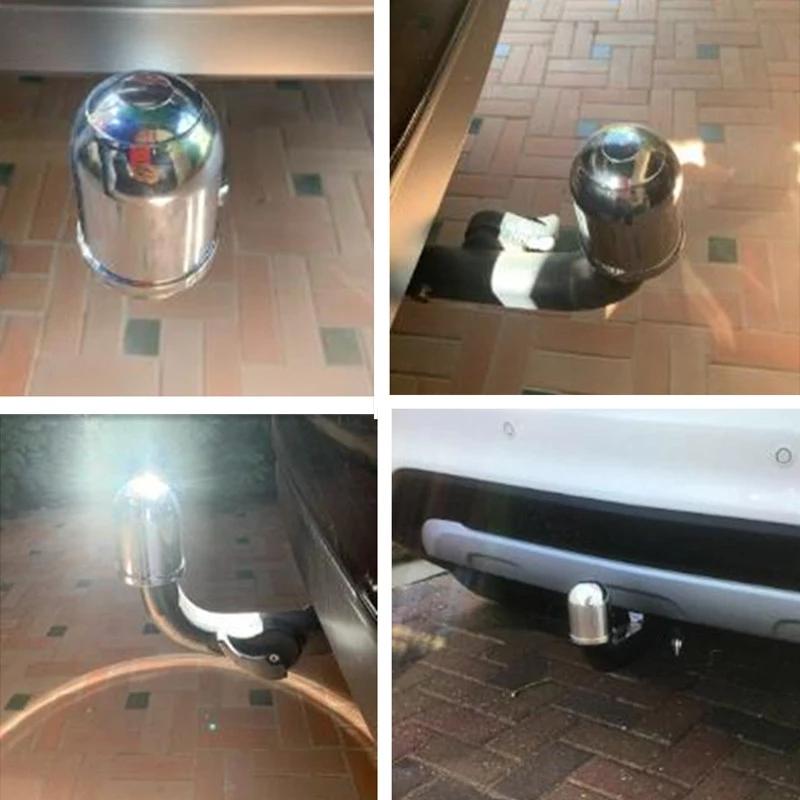 Autoanhänger Kugelkappe Schutzabdeckung Kunststoff verchromt Clip Autozubehör Anhängerkupplung Kugel Anhängekupplung Kugelabdeckung