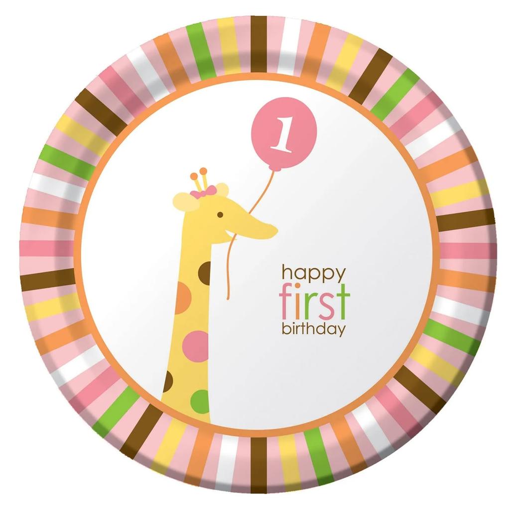 Creative Party Sweet At One 1st Birthday Party Plates (Pack of 8)