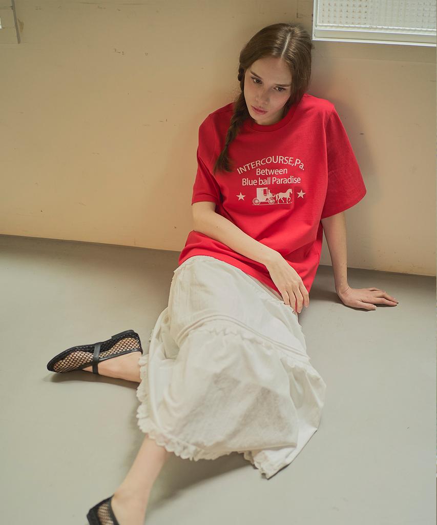 Iteoneolmomeonteu Paradise T-Shirt _ Red