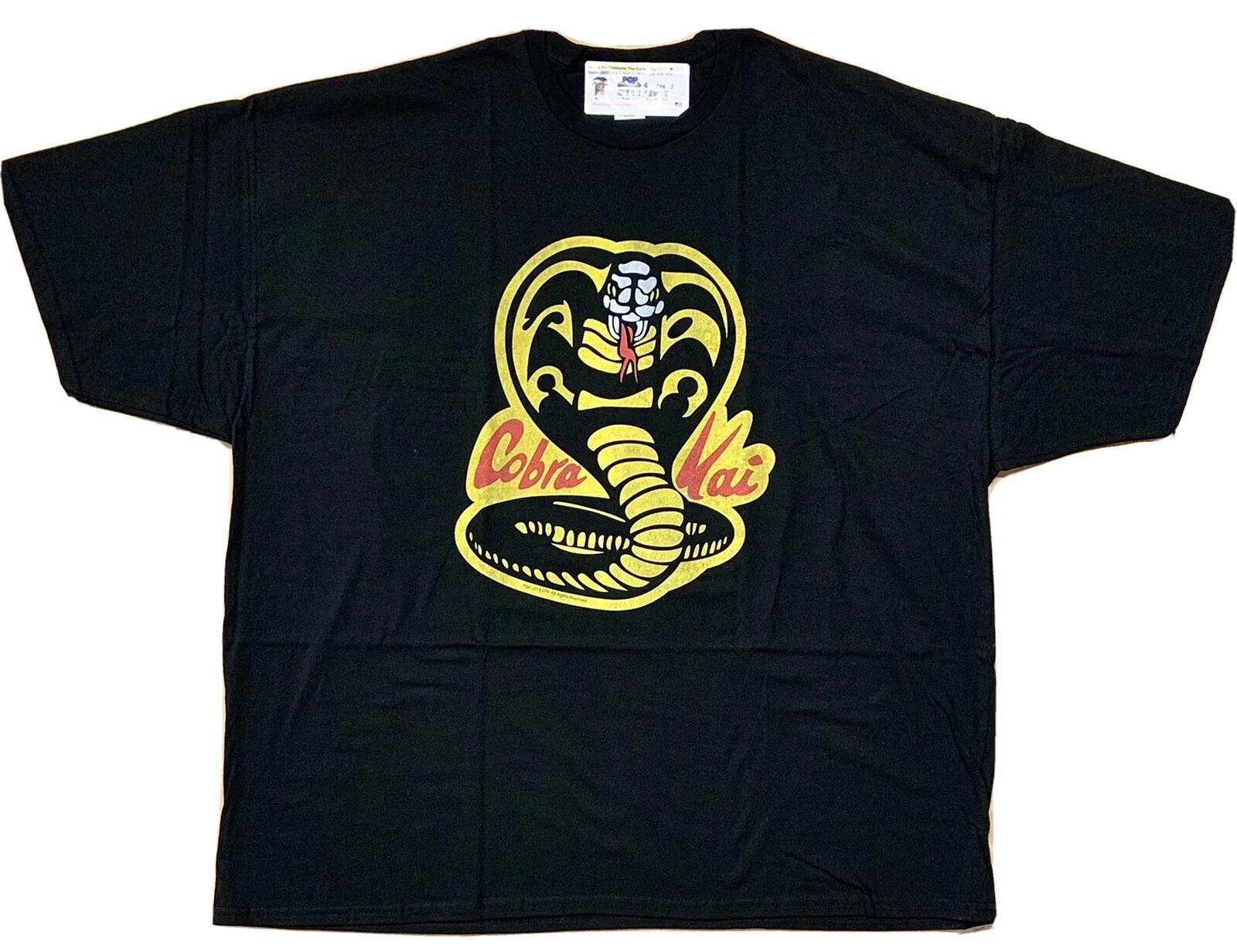 Cobra Kai Karate T-shirt 5XL 2018 Black The Karate Kid Movie XXXXXL NWT 110