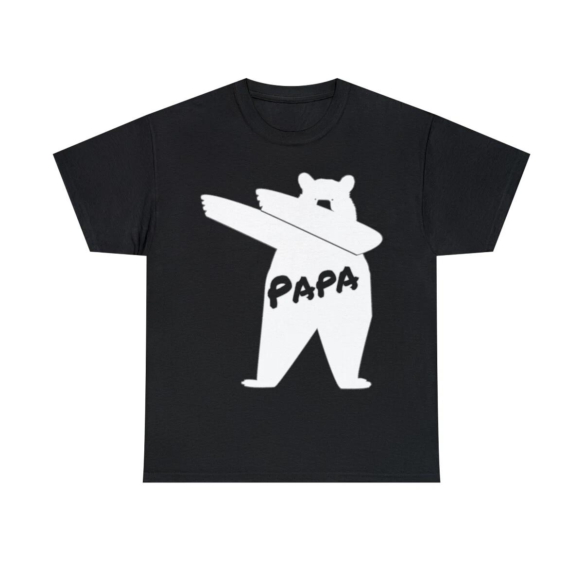 Dabbing Papa Bear Graphic Tee Shirt, S-5XL 2XL