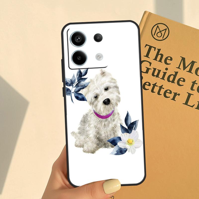 Westie Dog Cover For Xiaomi Redmi Note 14 13 10 11 12 Pro 11S 12S Case For Redmi 15 13C 12C 10C 14C 15C