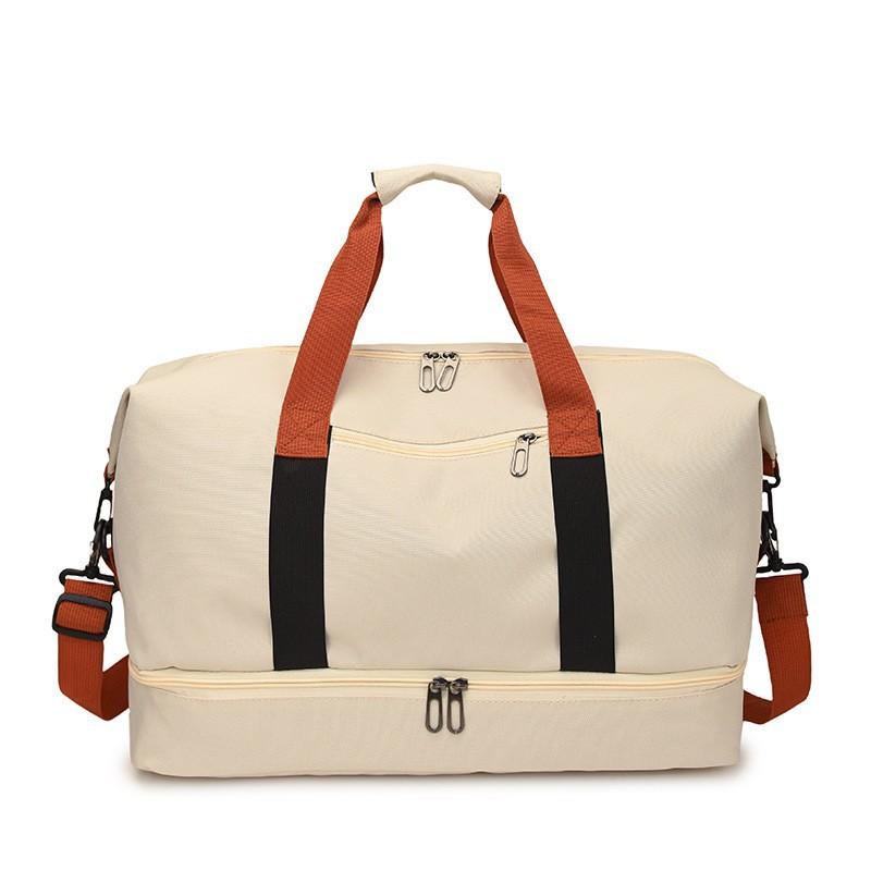 Large Capacity Lightweight Portable Travel Bag with Dry and Wet Separation, Short Distance Luggage Bag, Men's and Women's Sports Yoga Fitness Bag