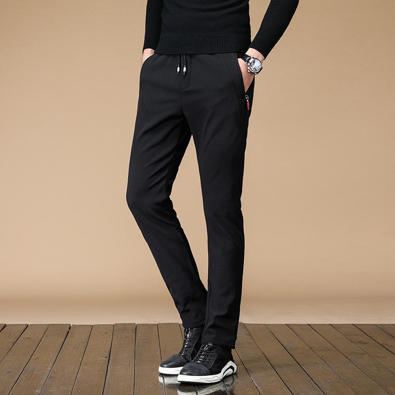 Ice-Silk Casual Trousers for Men Summer Lightweight Quick-Dry Sports Harem Pants Loose-Fit Men s Long Trousers 28