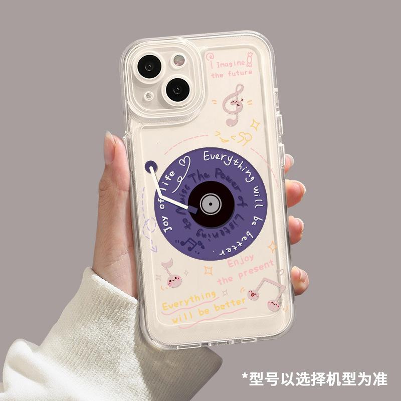 Applicable to Apple 11promax mobile phone case, new iphone11 retro cd women's all-inclusive plus women's lens protection