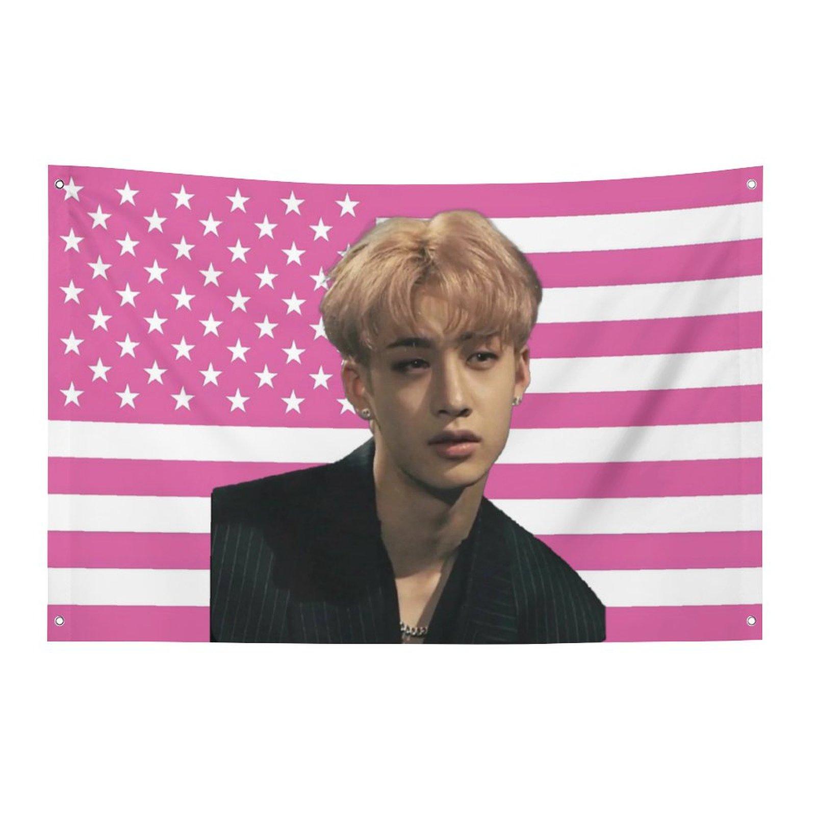 

2025 1 шт. B-bangchan Украшение для спальни Гаражный флаг с личным дизайном Украшения для комнаты Наружный декор Забавные флаги для спален 29x37in