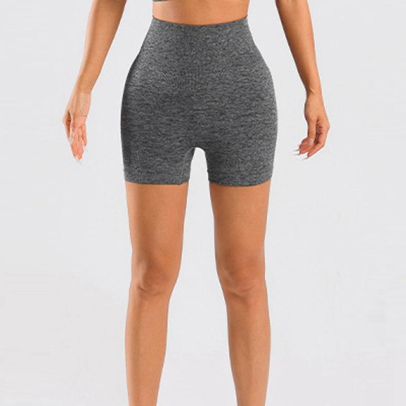 Damen Träger-Tanktop mit hochtaillierten Shorts Enganliegendes Fitness-Set