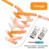 No Tie Shoe Laces Metals Croos Locks Elastic Shoelaces for Sneakers Fashion Convenient Lazy Shoes Lace Accessories 1 Pair