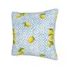 Lemon and Blue Pattern Pillow Case  Soft Pillow Cover For Sofa Car Home Decor Novelty Cushion Cover